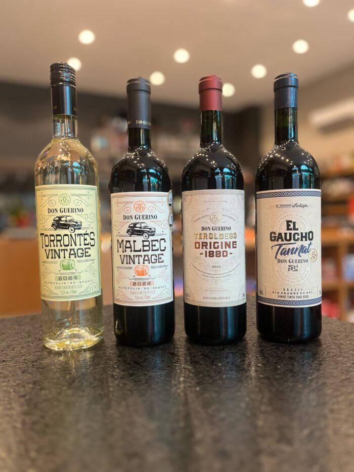 Vinhos Don Guerino | Origine Teroldego | El Gaúcho Tannat | Vintage Malbec e Torrontés