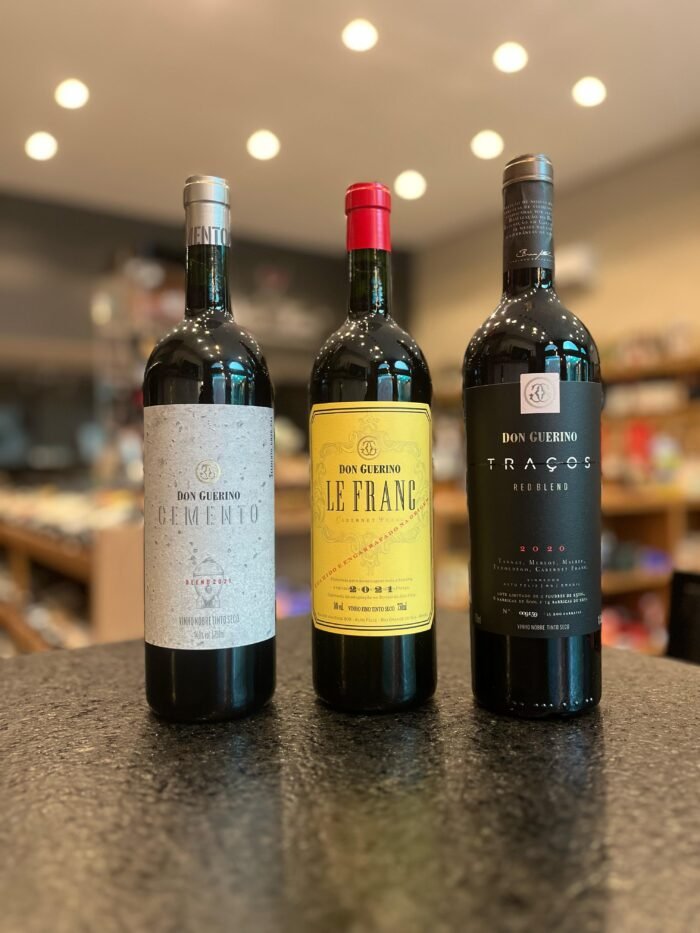 Vinhos Don Guerino | Traços Red Blend | Le Franc Cabernet Franc | Cemento Blend