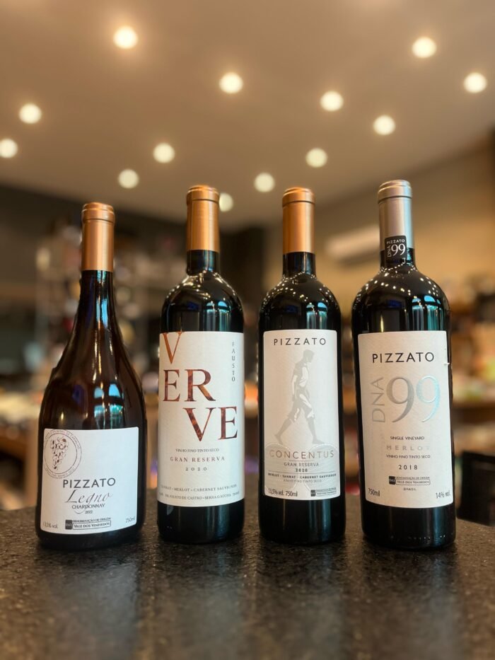VInhos Pizzato | DNA 99 | Concentus | Verve | Legno